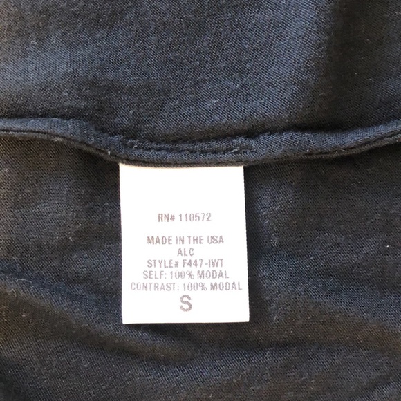 A.L.C back vent long sleeve top - Picture 6 of 7